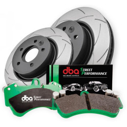 DBA Brake Kit Street Series T2 Slotted & Street Performance Brake Pads DBA2216S-1482SP