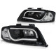 Fari FARI TUBO LUCE NERO per AUDI A6 05.97-05.01 | race-shop.it