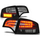 Fari LED FANALI POSTERIORI NERO per AUDI A4 B7 11.04-03.08 SEDAN | race-shop.it