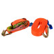 Tiranti a cricchetto Ratchet Tie Down Strap with J Hooks 5m/1T/25mm | race-shop.it
