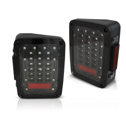 FANALI POSTERIORI A LED CHRYSLER JEEP WRANGLER JK 07-18 LED NERO
