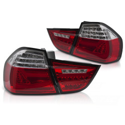 FANALI POSTERIORI LED BAR ROSSI BIANCHI SEQUENZIALI compatibili con BMW E90 09-11