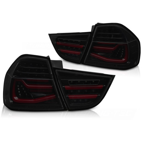 Fari Fanali posteriori LED BAR Black Smoke SEQ compatibili con BMW E90 09-11 | race-shop.it
