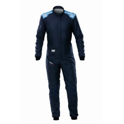 Tuta da corsa omologata FIA OMP ONE EVO Air, blu navy/blu