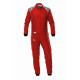 FIA race suit OMP ONE-S Air, red/white