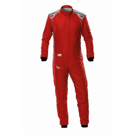 Tute Tuta da corsa omologata FIA OMP ONE-S Air, rosso/bianco | race-shop.it