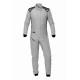 FIA race suit OMP ONE-S Air, silver/black