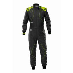 Race suit OMP KS-4 my2026, anthracite/fluo yellow