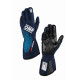 Guanti da gara OMP ONE EVO FX my2026 con FIA (cuciture esterne), blu navy