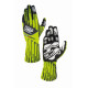 Guanti da karting OMP KS-4 ART my2026 (cuciture interne), giallo fluo/nero