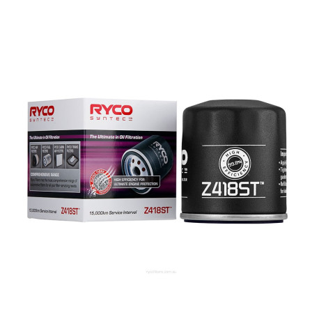 Filtri olio RYCO high efficiency oil filter Z418ST | race-shop.it