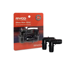 RYCO raccordo tubo PCV RFA224 (diametro interno 16 mm, gomito 90°, 2 pz)