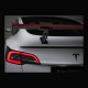Body kit e accessori visivi MAXTON DESIGN ala in carbonio + LED per Tesla Model 3 | race-shop.it