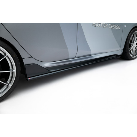 Body kit e accessori visivi MAXTON DESIGN diffusori minigonne per BMW M135i M Performance F70, nero lucido, V1 | race-shop.it