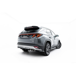 MAXTON DESIGN splitter posteriore per Hyundai Tucson Mk4 Facelift (con barre verticali), nero lucido