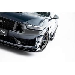MAXTON DESIGN alette anteriori per Ford Mustang Dark Horse Mk7, nero lucido