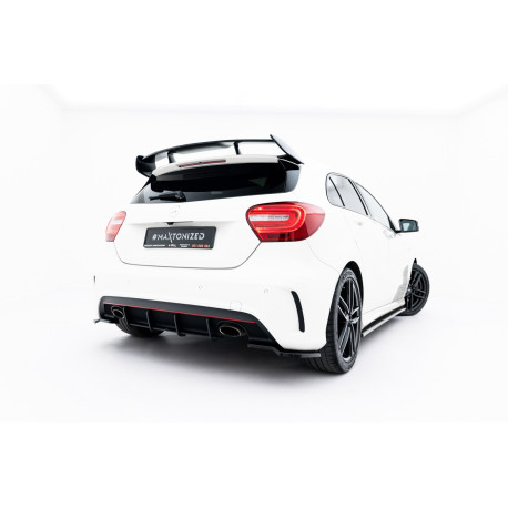 Body kit e accessori visivi Diffusore posteriore Street Pro Mercedes-Benz A AMG-Line W176 (nero) | race-shop.it