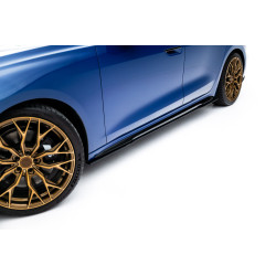 MAXTON DESIGN Street Pro diffusori minigonne per Audi A5 S-Line / S5 Sedan / Avant B10, nero-rosso