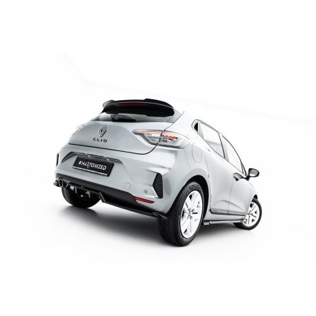 Body kit e accessori visivi Splitter posteriore (con barre verticali) Renault Clio Mk5 Restyling | race-shop.it
