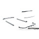 Body kit e accessori visivi Set di splitter in carbonio preimpregnato per BMW X7 M-Pack G07 | race-shop.it