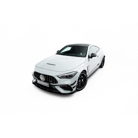 Body kit e accessori visivi Splitter anteriore Street Pro Mercedes-AMG CLE 53 Aero C236 (nero-rosso) | race-shop.it