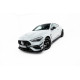 Body kit e accessori visivi Splitter anteriore Street Pro + flap Mercedes-AMG CLE 53 Aero C236 (Nero-Rosso + Flap lucidi) | race-shop.it