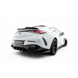 MAXTON DESIGN Street Pro diffusore posteriore per Mercedes-AMG CLE 53 Aero C236, nero + alette lucide