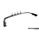 Body kit e accessori visivi MAXTON DESIGN Street Pro diffusore posteriore per Mercedes-AMG CLE 53 Aero C236, nero-rosso + alette lucide | race-shop.it