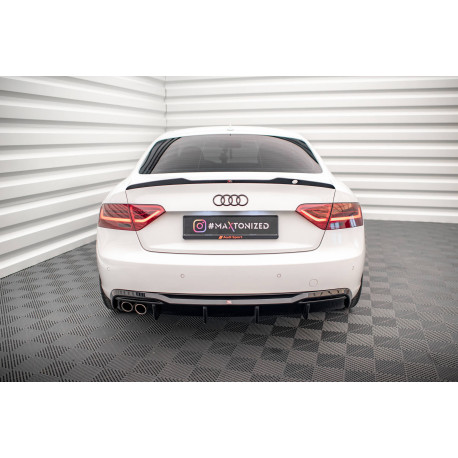 Body kit e accessori visivi Diffusore posteriore Audi A5 Sportback 8T Restyling (Versione con doppio scarico su un lato) | race-shop.it