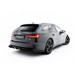 Diffusore posteriore + Imitazione terminali di scarico Audi A6 Berlina / Avant C8 / C8 Restyling