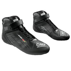 Scarpe da karting per bambini omologate FIA OMP KS-2X, nero