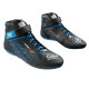 Scarpe da karting per bambini omologate FIA OMP KS-2X, nero/ciano