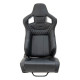 Sedili sportivi senza approvazione FIA - regolabili Sedile da corsa RACES Diamond black | race-shop.it