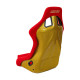 Sedili sportivi senza approvazione FIA Sedile sportivo RACES Glitter Gold - taglia L | race-shop.it
