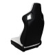 Sedili sportivi senza approvazione FIA - regolabili Sedile da corsa RACES Diamond White | race-shop.it