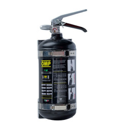OMP CB0-0325 hand held extinguisher ecolife plus steel 2,4kg with FIA, black