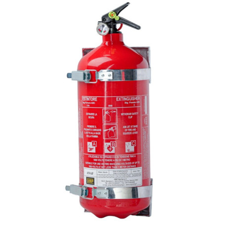 Estintori OMP CB0-0326 estintore portatile in acciaio da 3 kg con EN3, FIA | race-shop.it