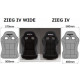Sedili sportivi con approvazione FIA FIA sport seat BRIDE ZIEG IV, wide black | race-shop.it