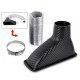 Universali RACES Universal air intake duct (Square) - Carbon look | race-shop.it