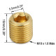 Tappi Tappo di chiusura in ottone M10x1,0 - maschio | race-shop.it
