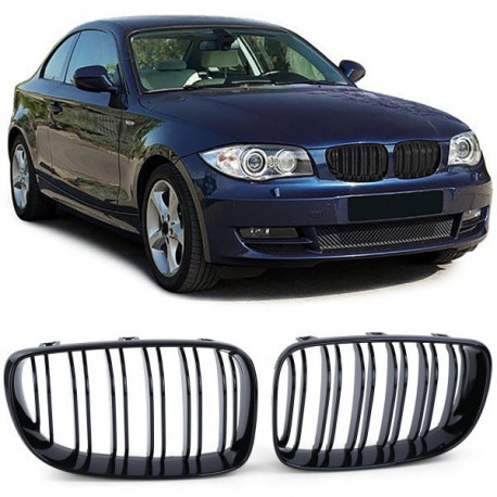 Bazár RACES griglia (Double Bar Performance) per BMW E81 E82 E87 E88 LCI, lucido DANNEGGIATO | race-shop.it
