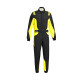 Tuta da corsa omologata FIA SPARCO SPRINT S ADVANCED, nero/fluo/giallo