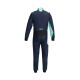 Tute Tuta da corsa omologata FIA SPARCO SPRINT A ADVANCED-ASY, blu navy/verde | race-shop.it