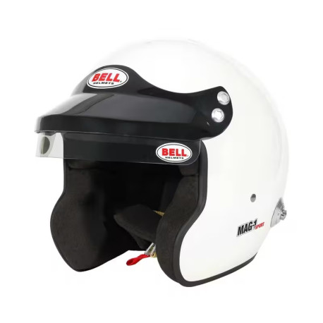 Caschi aperti Casco BELL MAG-1, bianco (HANS) | race-shop.it