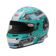 Casco BELL RS7 PRO STAMINA, antracite/acquamarina (HANS)