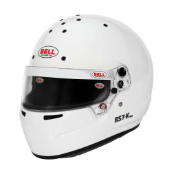 Casco integrale da karting omologato FIA BELL RS7-K PRO, bianco