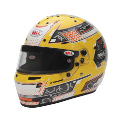 Casco da karting BELL RS7-K PRO STAMINA, antracite/giallo