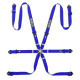 Cinture di sicurezza e accessori FIA 6 point safety belts SPARCO COMPETITION H-2 PU my2026, blue | race-shop.it