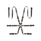Cinture di sicurezza e accessori FIA 6 point safety belts SPARCO PRO H-9 ENDURANCE my2026, black | race-shop.it