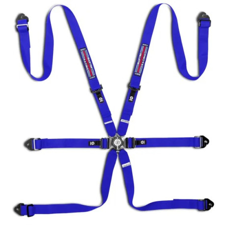 Cinture di sicurezza e accessori FIA 6 point safety belts SPARCO Martini Racing COMPETITION H-2 PD my2026, blue | race-shop.it